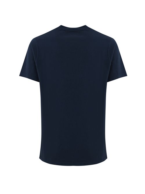 T-shirt Pocket in jersey Navy con tasca denim Roy Roger's | RRU90172CA16XXXXC0398